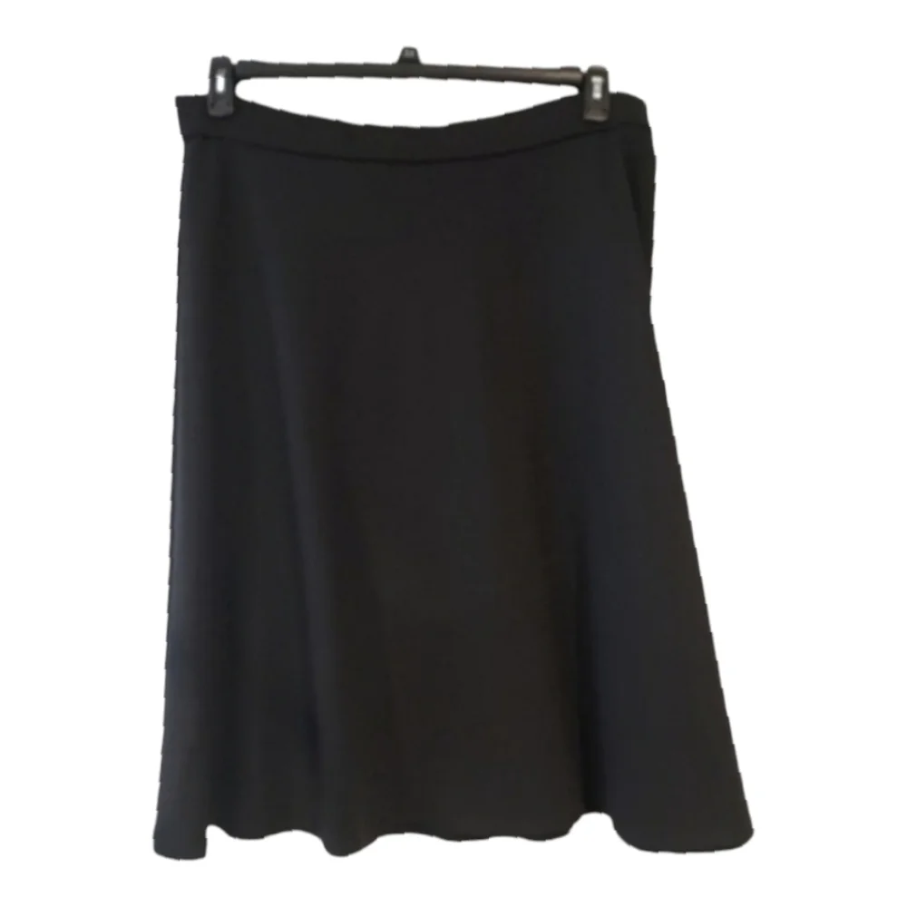 LANE BRYANT Modest Pullover Black A-LINE MIDI skirt sz 26 28